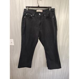 Women's Levi's 550 Bootcut Black Denim Jeans Size 16S Rodeo Western Barrel...